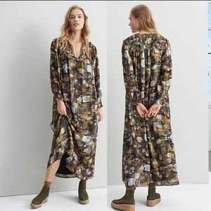 Anthropologie Blair Shimmer Maxi Dress